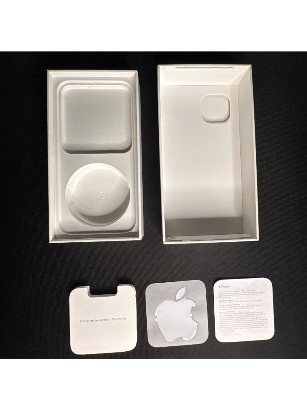 Apple iPhone 8 Plus Gold Box Inserts Apple Sticker Empty Box Only Model A1864 - Picture 8 of 8